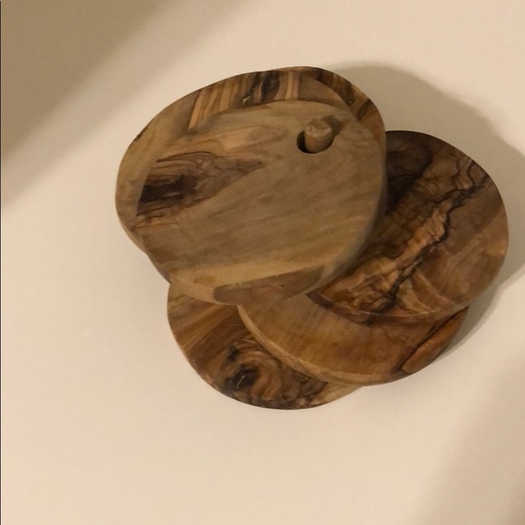 Artisan Made Wood Coasters Set